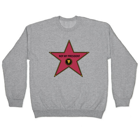 Not My President Hollywood Star Pullover