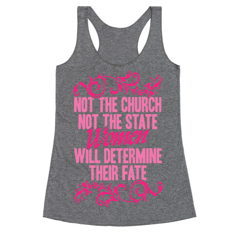 Not The Church Not The State Racerback Tank Top