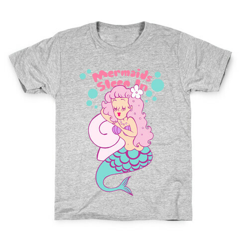 Mermaids Sleep In Kids T-Shirt