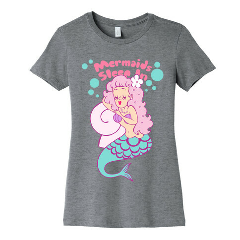 Mermaids Sleep In Womens T-Shirt