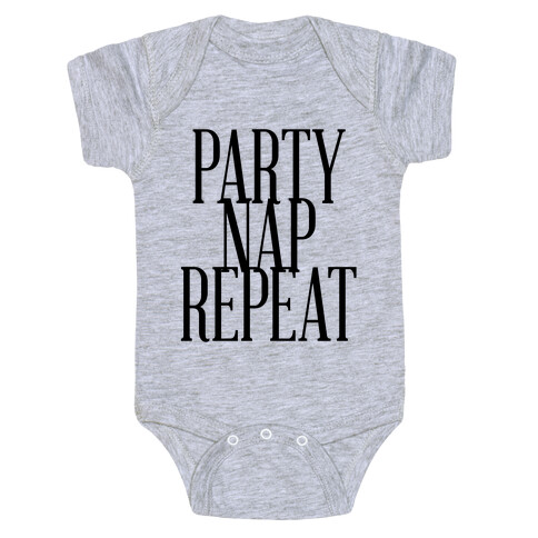 Party Nap Repeat Baby One-Piece