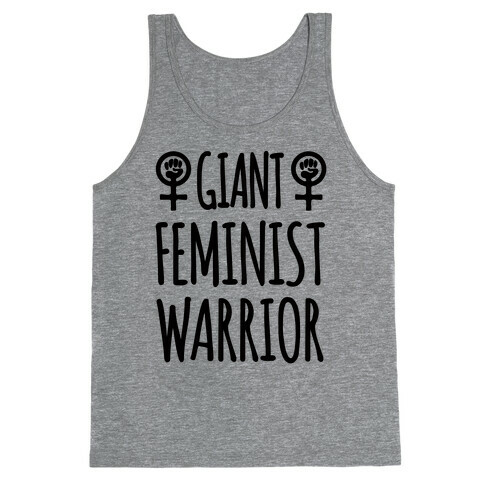 Giant Feminist Warrior Tank Top