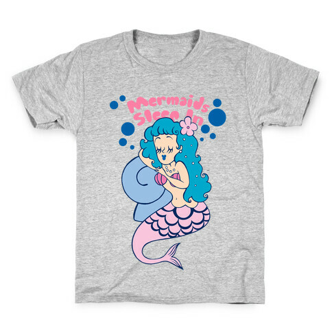 Mermaids Sleep In Kids T-Shirt