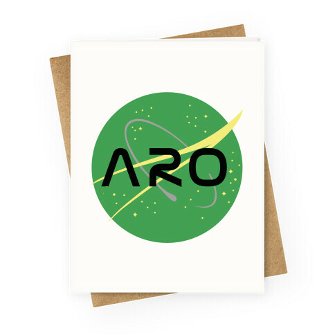 Aro Nasa Greeting Card