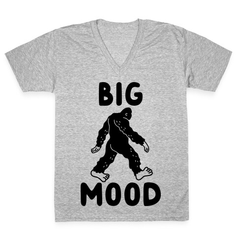 Big Mood Bigfoot V-Neck Tee Shirt