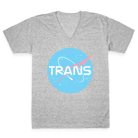 Trans Nasa V-Neck Tee Shirt