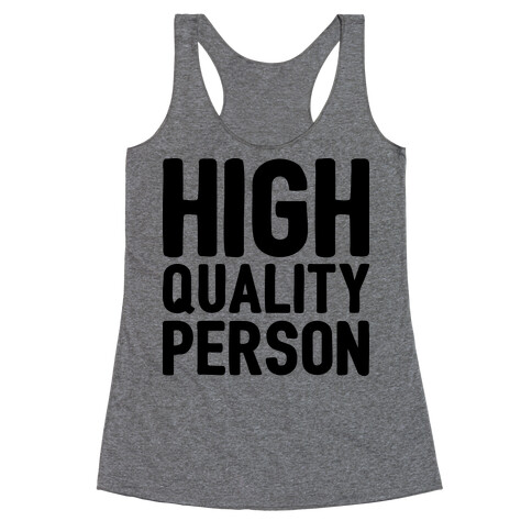 High-Quality Person Racerback Tank Top