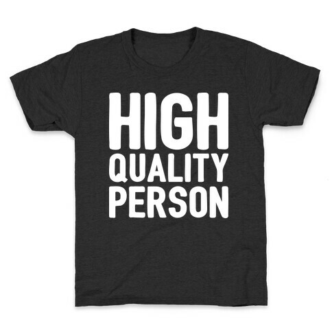 High-Quality Person Kids T-Shirt