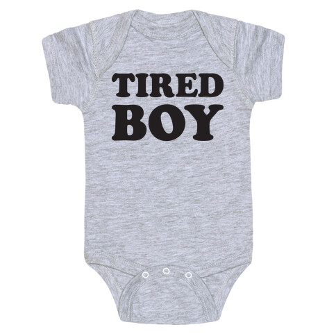 Tired Boy Baby One-Piece