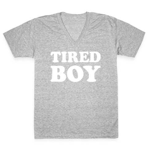 Tired Boy V-Neck Tee Shirt