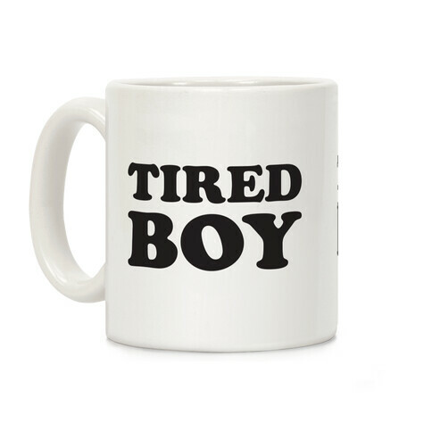 Tired Boy Coffee Mug