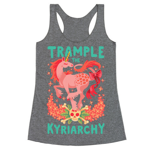Trample the Kyriarchy Racerback Tank Top