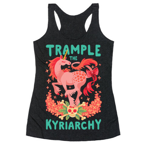 Trample the Kyriarchy Racerback Tank Top