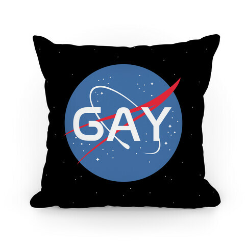 Gay Nasa Parody  Pillow