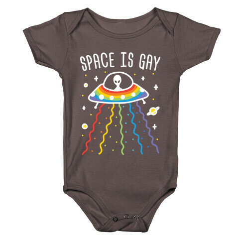 Space Is Gay Baby One-Piece