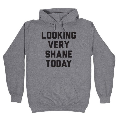 Looking Very Shane Today Hooded Sweatshirt