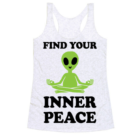 Find Your Inner Peace Racerback Tank Top