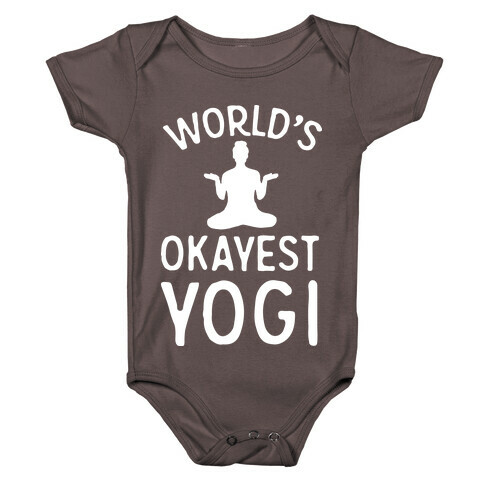 World's Okayest Yogi Baby One-Piece