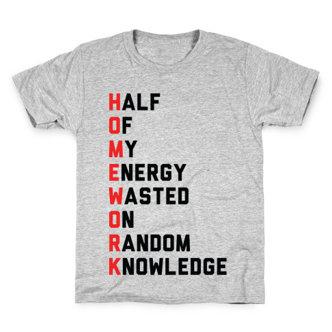 Homework Kids T-Shirt