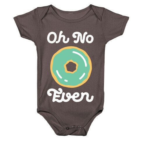 Oh No Doughnut Even Baby One-Piece