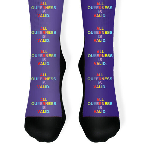 All Queerness is Valid Sock