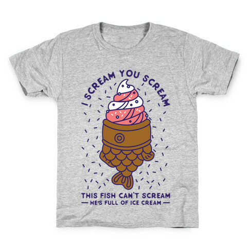 I Scream You Scream Kids T-Shirt