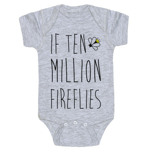 If Ten Million Fireflies Baby One-Piece