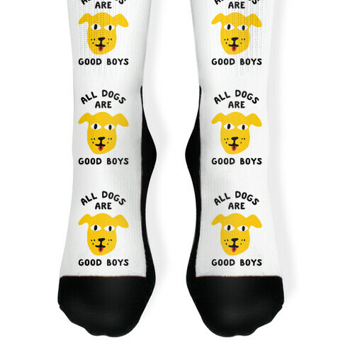 All Dogs Are Good Boys Sock