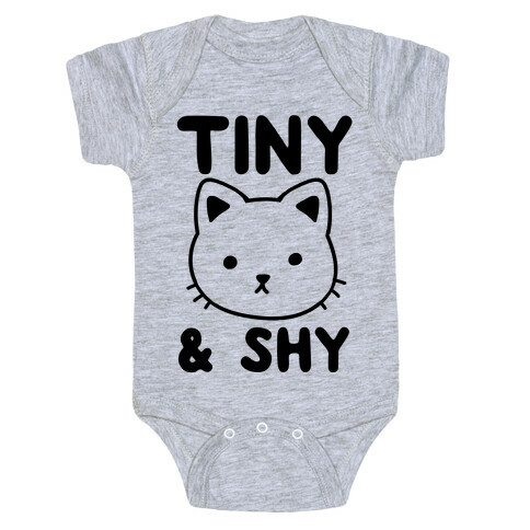 Tiny & Shy Cat Baby One-Piece