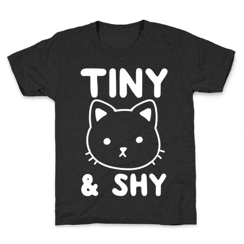 Tiny & Shy Cat Kids T-Shirt