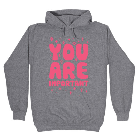 You Are Important Hooded Sweatshirt