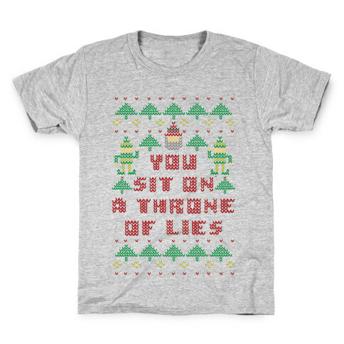 You Sit On a Throne of Lies Kids T-Shirt
