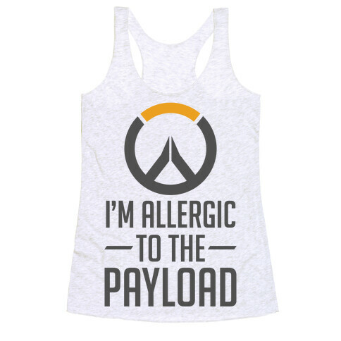 I'm Allergic to the Payload Racerback Tank Top