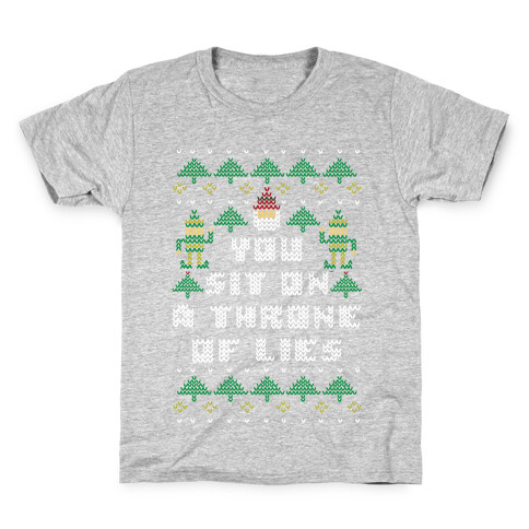 You Sit On a Throne of Lies Kids T-Shirt