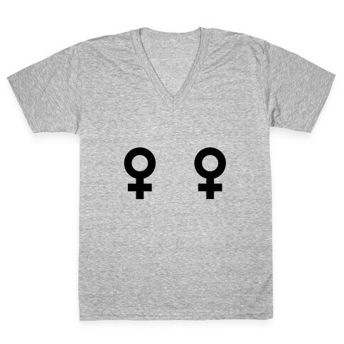 Girl Power V-Neck Tee Shirt