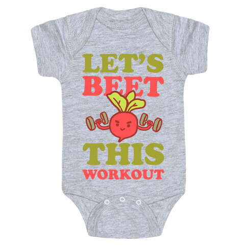 Let's Beet This Workout Baby One-Piece