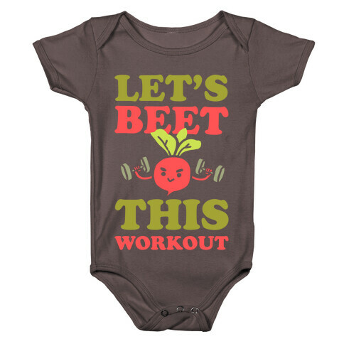 Let's Beet This Workout Baby One-Piece