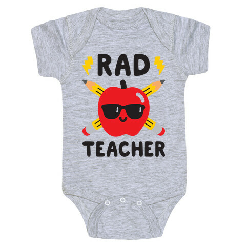 Rad Teacher Baby One-Piece