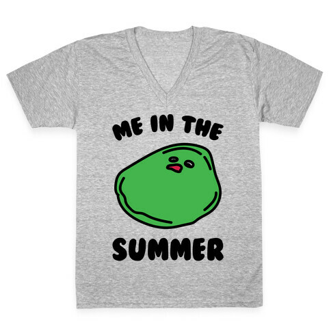 Me In The Summer  V-Neck Tee Shirt