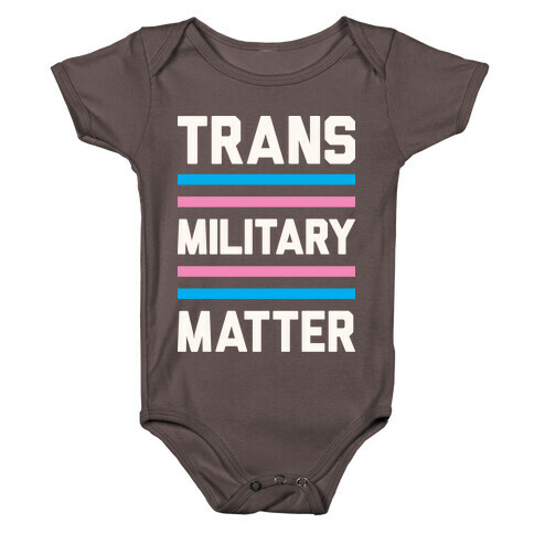 Trans Military Matter Baby One-Piece