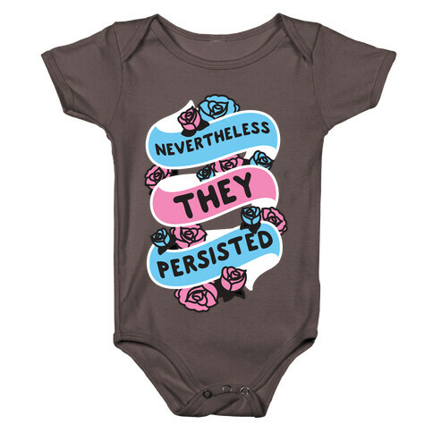 Nevertheless THEY Persisted Ribbon Baby One-Piece
