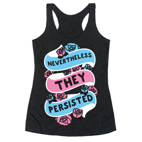 Nevertheless THEY Persisted Ribbon Racerback Tank Top