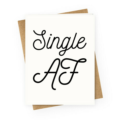 Single AF Greeting Card