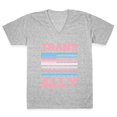 Trans Ally V-Neck Tee Shirt