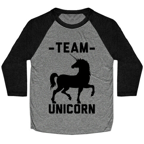 Team Unicorn Baseball Tee