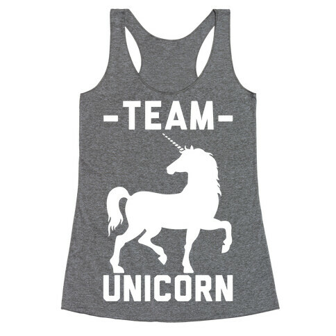 Team Unicorn Racerback Tank Top