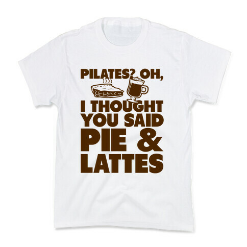 Pies & Latte Kids T-Shirt