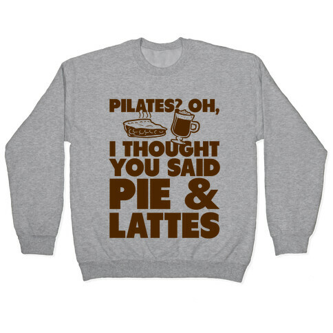 Pies & Latte Pullover