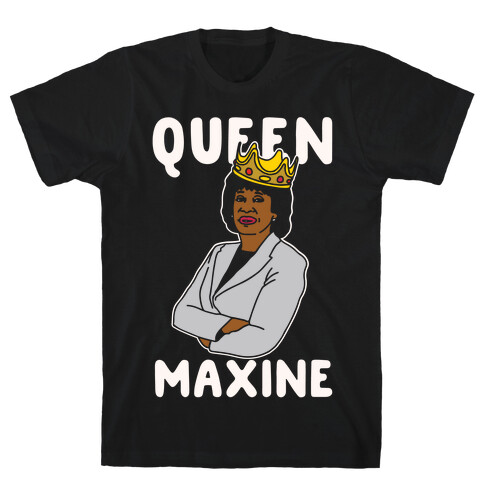 Queen Maxine White Print T-Shirt