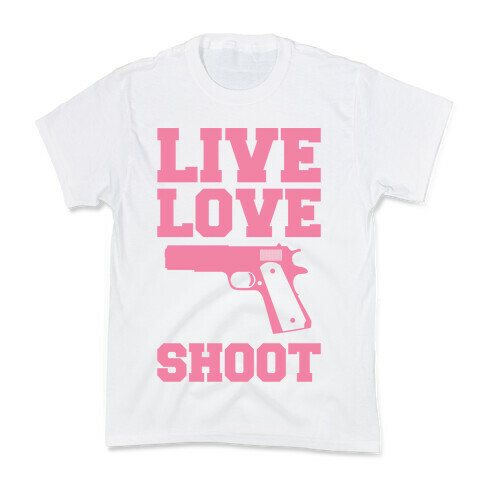 Live Love Shoot Kids T-Shirt